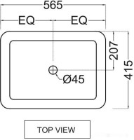 Умывальник Jaquar FLS-WHT-5601