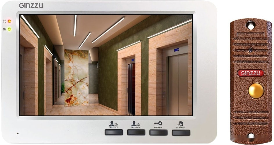 Видеодомофон Ginzzu DP-0701