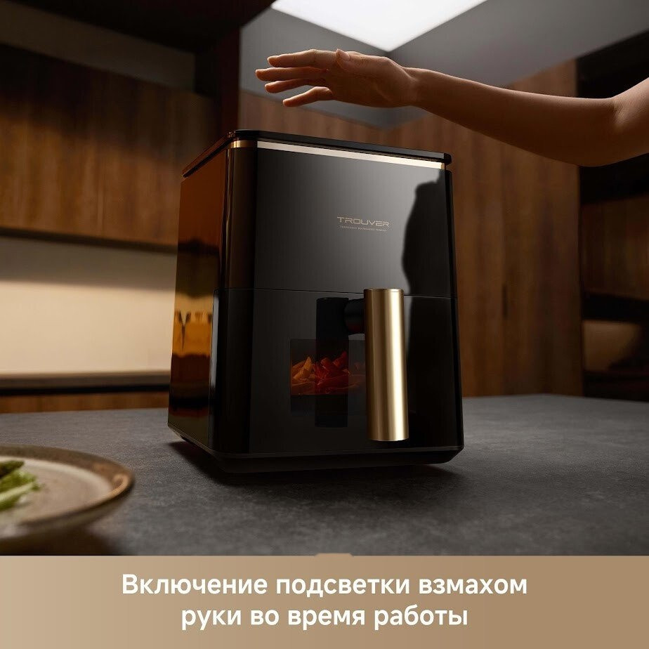 Аэрогриль Trouver Air Fryer Metalish AF10 Pro (черный) Аэрогриль Trouver Air Fryer Metalish AF10 Pro (черный)