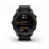 Умные часы Garmin Fenix 7S Pro Solar (серебро/графит)