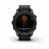 Умные часы Garmin Fenix 7S Pro Solar (серебро/графит)