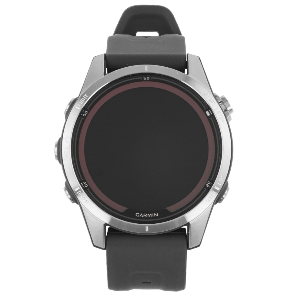 Умные часы Garmin Fenix 7S Pro Solar (серебро/графит)