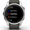 Умные часы Garmin Fenix 7S Pro Solar (серебро/графит)