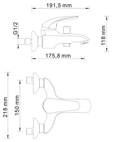 Смеситель Wasserkraft Rossel 2801