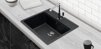 Кухонная мойка Berge BR-5750 (черный матовый)