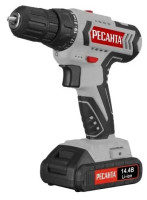 Дрель-шуруповерт Ресанта ДА-14-2ЛК (с 2-мя АКБ, кейс)