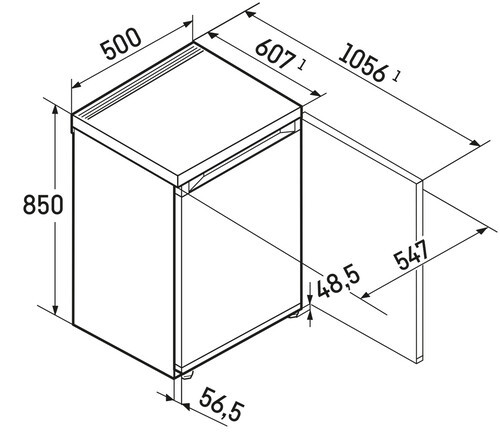 Однокамерный холодильник Liebherr Re 1201 Pure 1201-20001 Однокамерный холодильник Liebherr Re 1201 Pure 1201-20001
