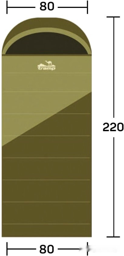 Спальный мешок Tramp Kingwood Regular TRS-053R (левая молния)