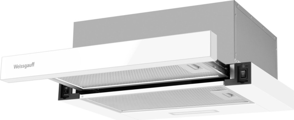 Вытяжка Weissgauff TEL 450 White Glass