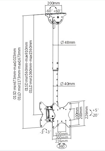 Кронштейн Arm Media LCD-1650 Кронштейн Arm Media LCD-1650