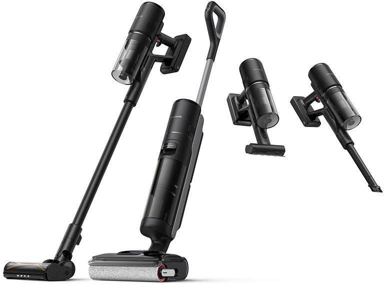 Пылесос Dreame H12 Dual FlexReach Wet and Dry Vacuum HHV31A (евровилка, черный) Пылесос Dreame H12 Dual FlexReach Wet and Dry Vacuum HHV31A (евровилка, черный)