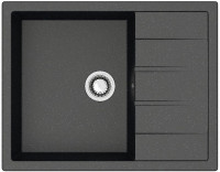 Кухонная мойка Berge BR-6502 + Like F8007122 (черный)