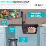 Кухонная мойка Berge BR-6502 + Like F8007122 (черный) Кухонная мойка Berge BR-6502 + Like F8007122 (черный)