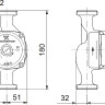 Циркуляционный насос Grundfos UPS 25-40 180 Циркуляционный насос Grundfos UPS 25-40 180