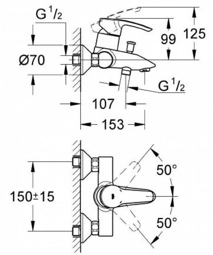 Смеситель Grohe Concetto 32211