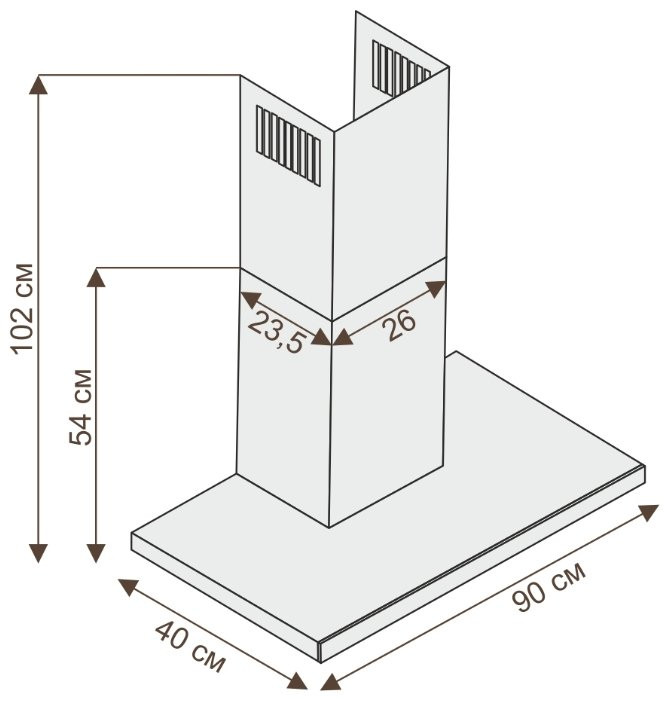 Вытяжка Ciarko TOP 90 Black