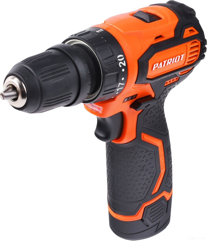 Дрель-шуруповерт Patriot BR 369Li 180201369 (с 2-мя АКБ, кейс)