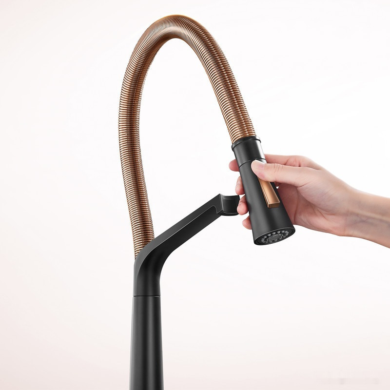 Смеситель Zorg ZRN 980137 (gunblack gold rosy) Смеситель Zorg ZRN 980137 (gunblack gold rosy)