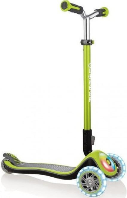 Самокат Globber Elite Deluxe Lights (зеленый)