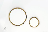 Панель смыва Alcaplast M775 (белый/золотистый)