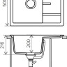 Кухонная мойка Tolero R-107 (серый)