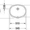 Умывальник Duravit Vero 0466510000
