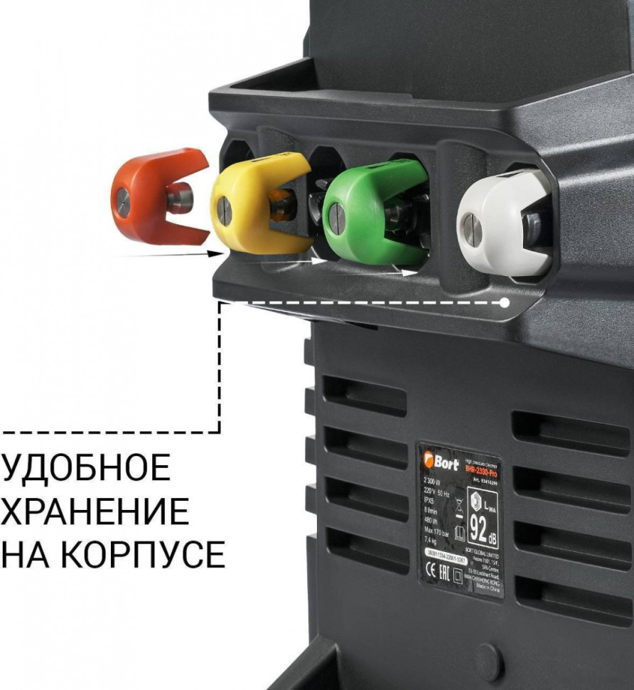 Мойка высокого давления BORT BHR-2300-Pro