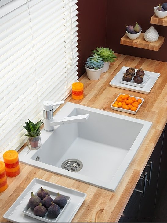 Кухонная мойка Longran Cube CUG 560.500 (onyx/10)