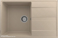 Кухонная мойка Ulgran Quartz Prima 750-02 (лен)