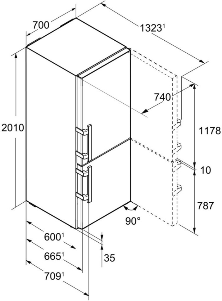 Холодильник Liebherr CNef 5735-21
