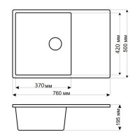 Кухонная мойка Gerhans B27 (Graphite)