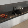 Кухонная мойка GranFest GF-Q775KL (черный) Кухонная мойка GranFest GF-Q775KL (черный)