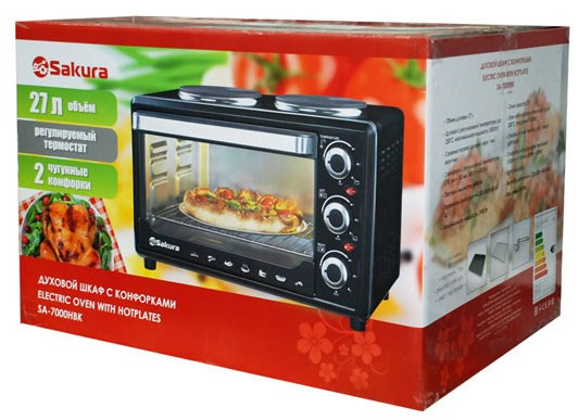 Мини-печь Sakura SA-7000HBK Мини-печь Sakura SA-7000HBK