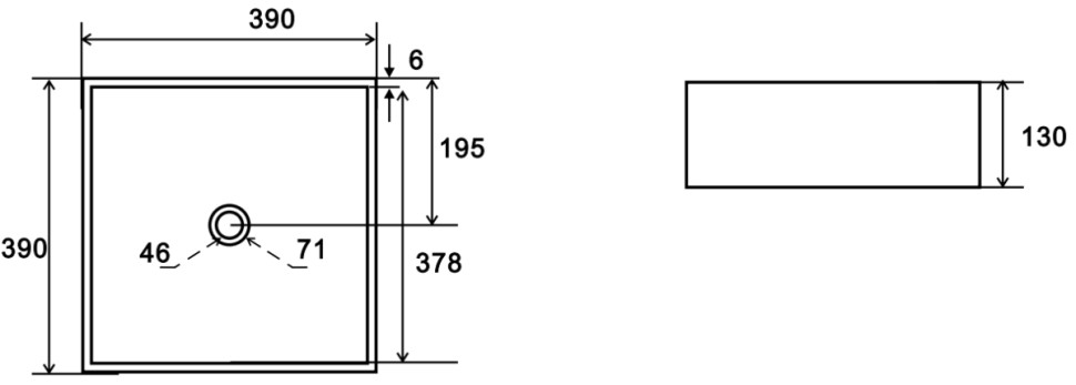 Умывальник Uptrend Hestia TR41120 Умывальник Uptrend Hestia TR41120