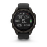 Умные часы Garmin Fenix 8 Solar, Sapphire 47мм (титановый угольно-серый DLC с черным ремешком)