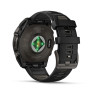 Умные часы Garmin Fenix 8 Solar, Sapphire 47мм (титановый угольно-серый DLC с черным ремешком)
