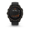 Умные часы Garmin Fenix 8 Solar, Sapphire 47мм (титановый угольно-серый DLC с черным ремешком)