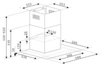 Вытяжка Oasis MB-60S (A)