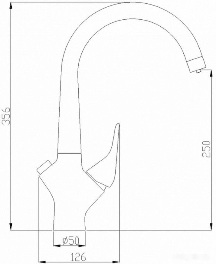 Смеситель Zorg Steel Hammer SH 815 черный + бронза