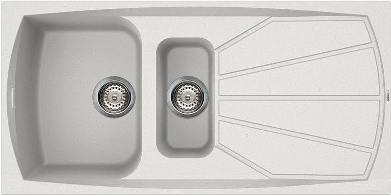 Кухонная мойка Elleci Living 475 G68 Bianco