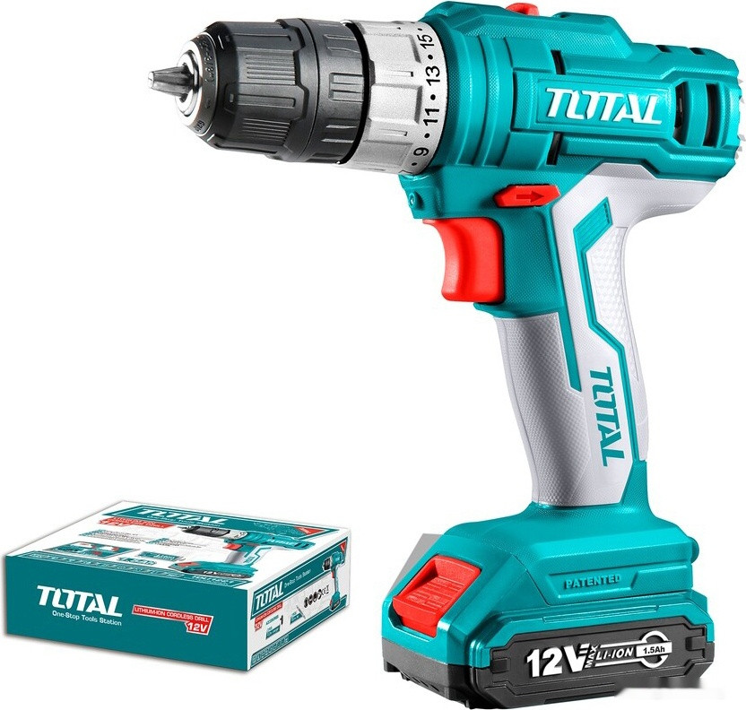 Дрель-шуруповерт Total TDLI1221 (с 1-им АКБ)