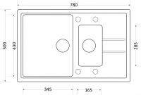 Кухонная мойка Zorg Luka 106 (натуральный воск)