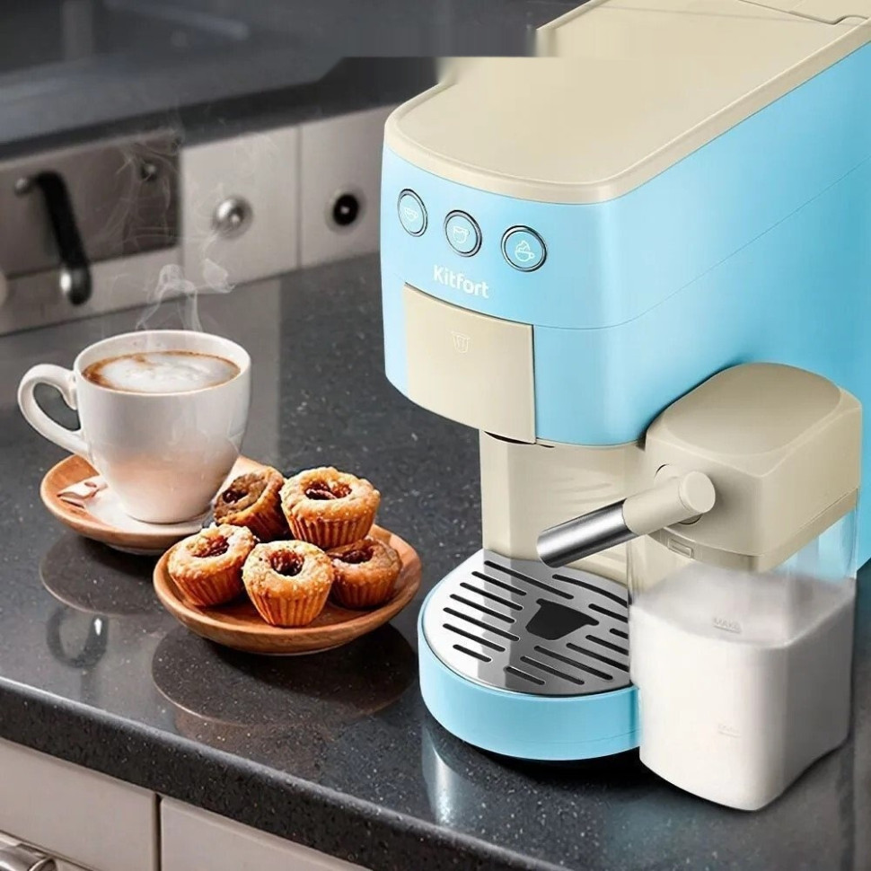 Капсульная кофеварка Kitfort KT-7466 Капсульная кофеварка Kitfort KT-7466