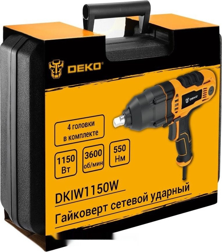 Гайковерт Deko DKIW1150 083-1082 (кейс)