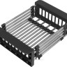 Кухонная мойка Basic CL DS Decor 45x50 (черный, коландер, дозатор)
