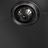 Кухонная мойка Basic CL DS Decor 45x50 (черный, коландер, дозатор)