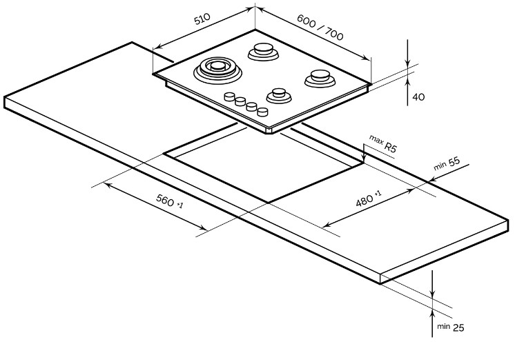 Варочная панель LEX GVS 642-1 IX Варочная панель LEX GVS 642-1 IX
