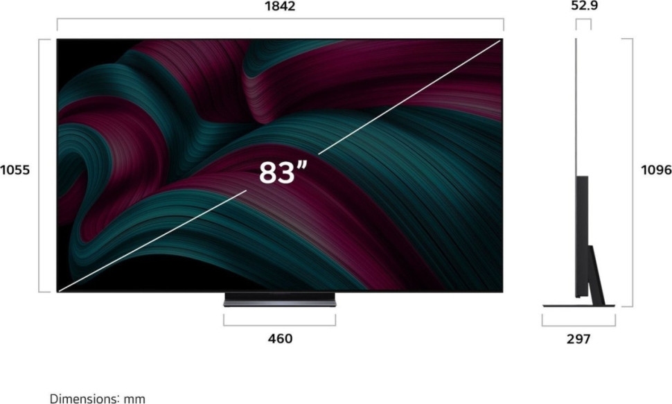 Телевизор LG OLED evo AI C5 OLED83C5RLA Телевизор LG OLED evo AI C5 OLED83C5RLA