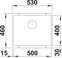 Кухонная мойка Blanco Rotan 500-U 523076 (белый)