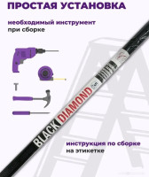 Сушилка для белья Comfort Alumin Group Потолочная 5 прутьев Black Diamond 300 см (алюминий)